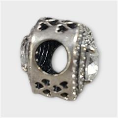 Authentic Pandora Charm, Sparkling Levelled Hearts, #799218C01